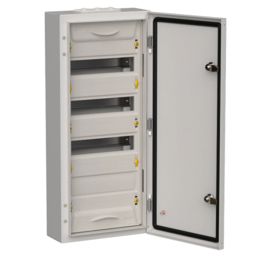 Щит распределительный навесной IEK ЩРн-48 (710х310х140) с замком, серый. IP54 Titan 5 картинка 